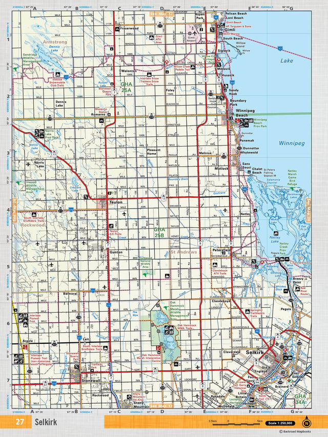 MBMB27 Wall Map - Selkirk - 