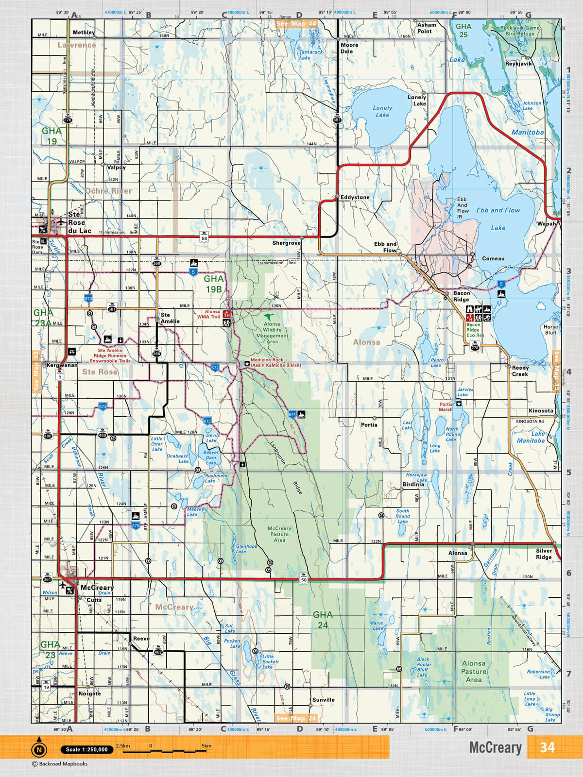 MBMB34 Wall Map - McCreary - 