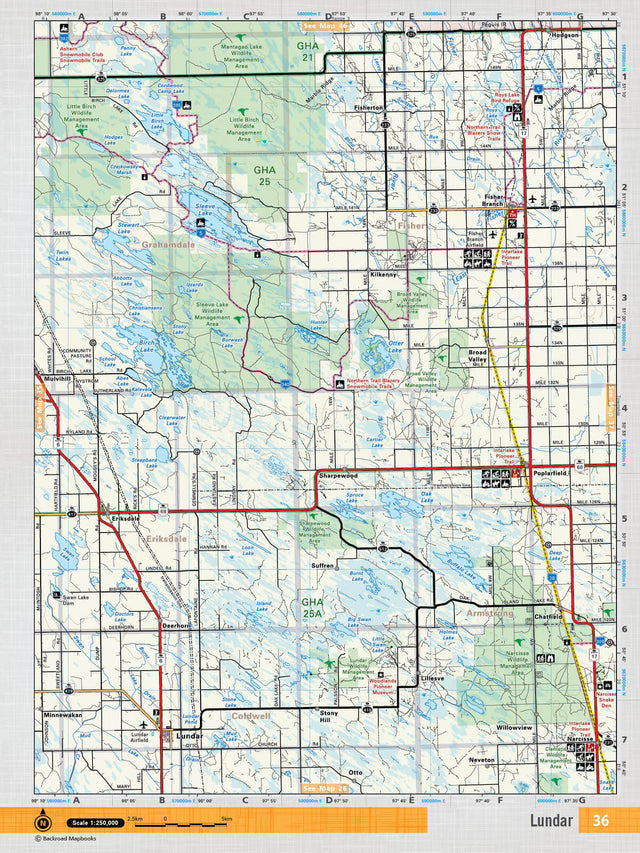 MBMB36 TOPO - Lundar - TOPO Map