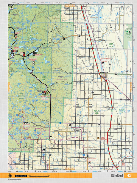 MBMB42 Wall Map - Ethelbert - 