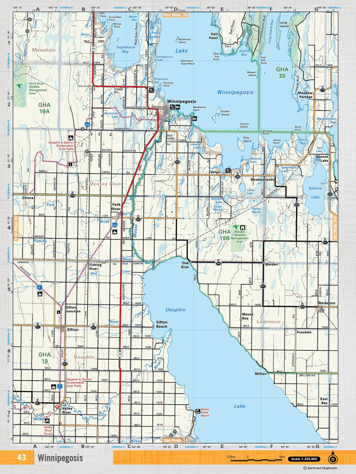 MBMB43 TOPO - Winnipegosis - TOPO Map