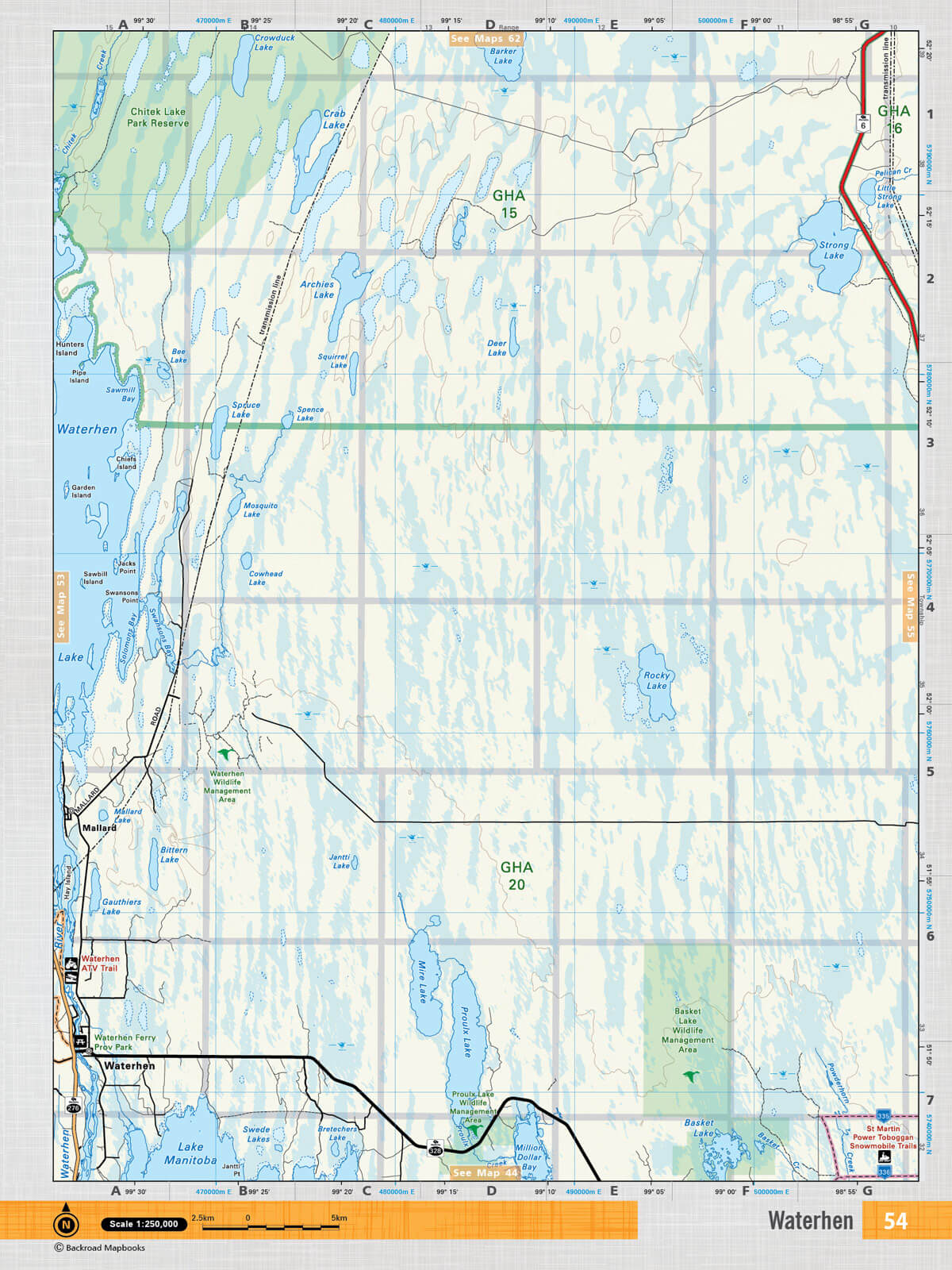 MBMB54 TOPO - Waterhen - TOPO Map