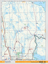 MBMB55 Wall Map - Gypsumville - 