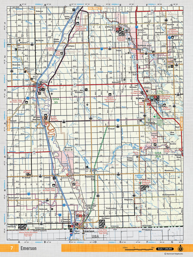 MBMB7 Wall Map - Emerson - 