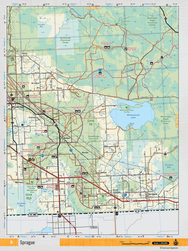 MBMB9 Wall Map - Sprague - 