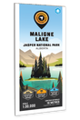 Maligne Lake (Jasper National Park, Alberta) - Destination Map - Backroad Maps