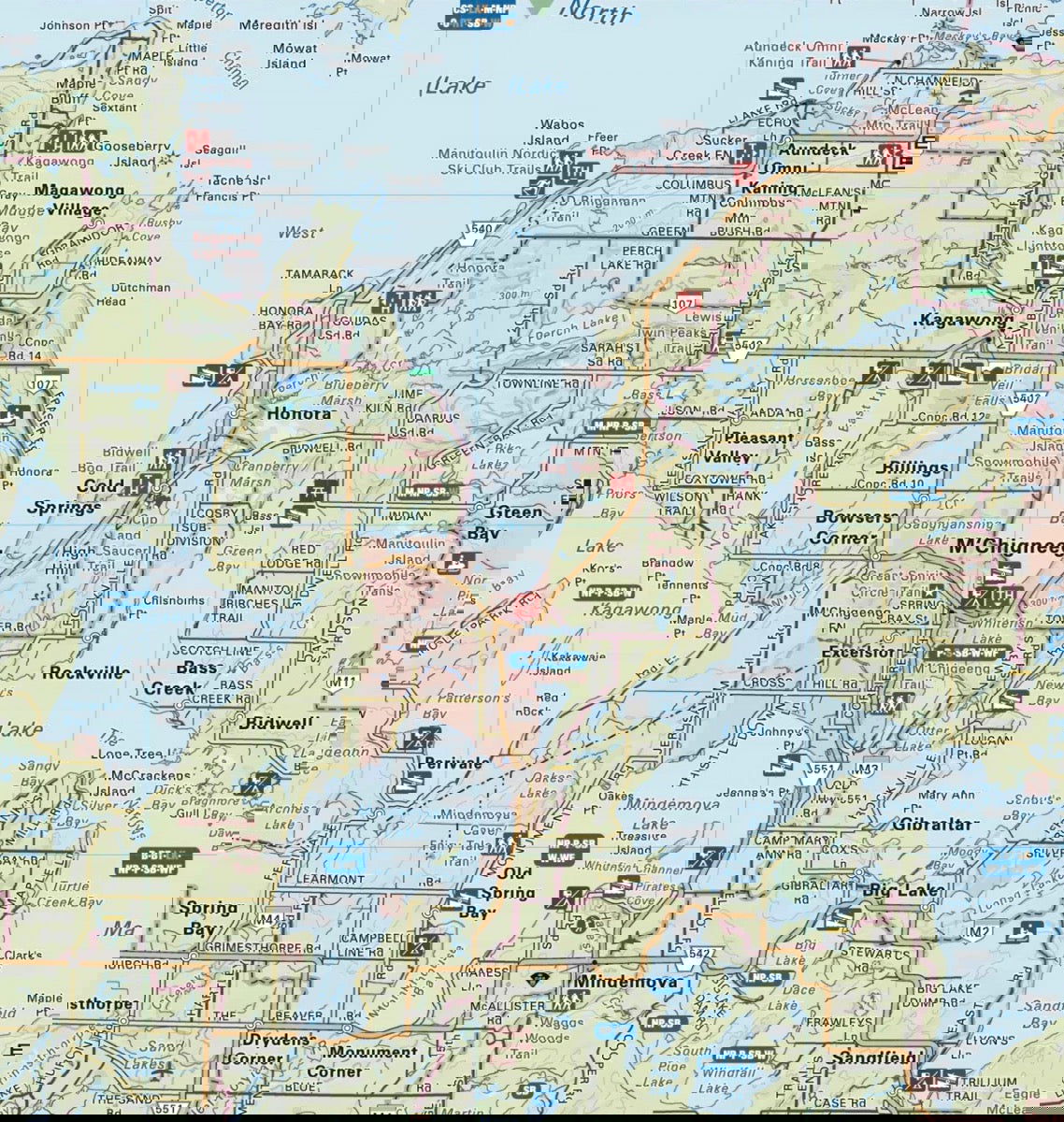 Manitoulin Island Ontario - Destination Map - Backroad Maps