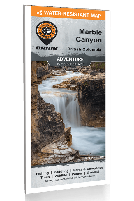 Marble Canyon (Kootenay National Park, BC) - Destination Map - Backroad Maps