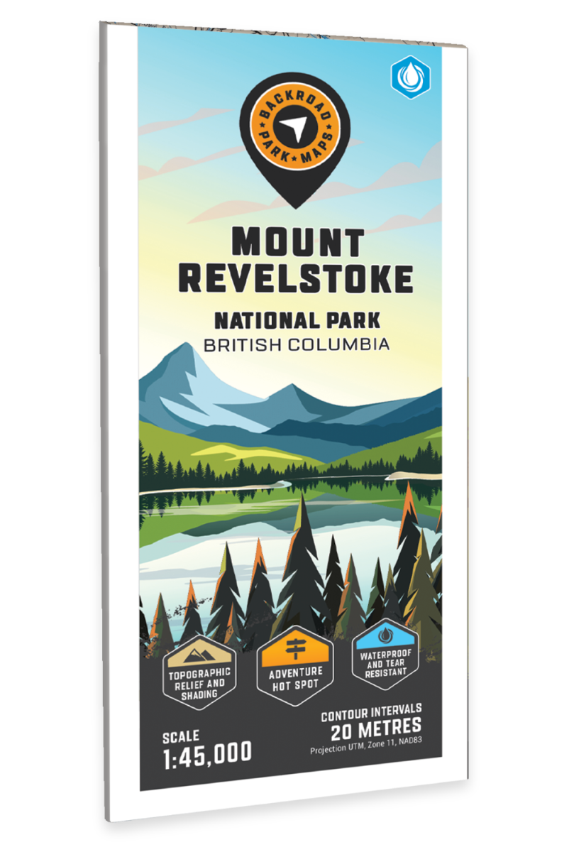 Mount Revelstoke National Park BC - Park Map - Backroad Maps