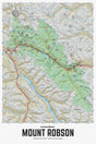 Mount Robson Provincial Park BC - Wall Map - Backroad Maps