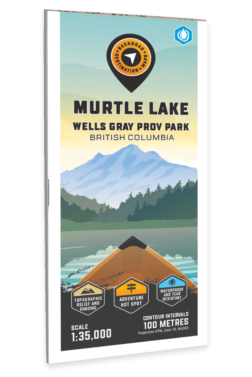 Murtle Lake (Wells Gray Provincial Park, BC) - Destination Map - Backroad Maps