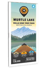 Murtle Lake (Wells Gray Provincial Park, BC) - Destination Map - Backroad Maps