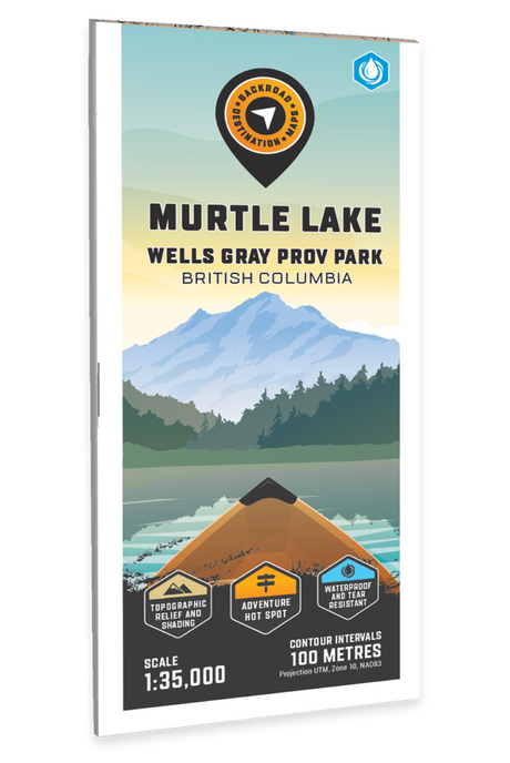 Murtle Lake (Wells Gray Provincial Park, BC) - Destination Map - Backroad Maps