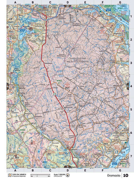 NBNB10 TOPO - Oromocto - TOPO Map