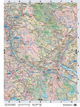 NBNB16 Wall Map - Woodstock - Backroad Maps