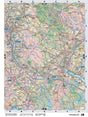NBNB16 Wall Map - Woodstock - Backroad Maps