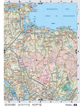 NBNB22 Wall Map - Shediac - Backroad Maps