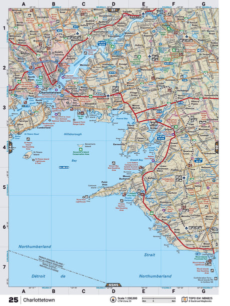 NBNB25 TOPO - Charlottetown - TOPO Map