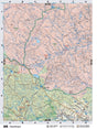 NBNB29 Wall Map - Napadogan - 