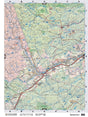 NBNB30 Wall Map - Boiestown - 