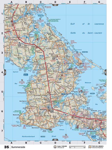 NBNB35 Wall Map - Summerside - 