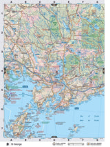 NBNB3 Wall Map - St George - Backroad Maps