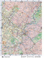 NBNB41 Wall Map - Plaster Rock - Backroad Maps