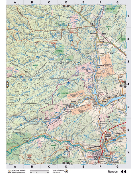 NBNB44 TOPO - Renous - TOPO Map