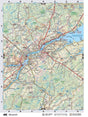 NBNB45 Wall Map - Miramichi - Backroad Maps