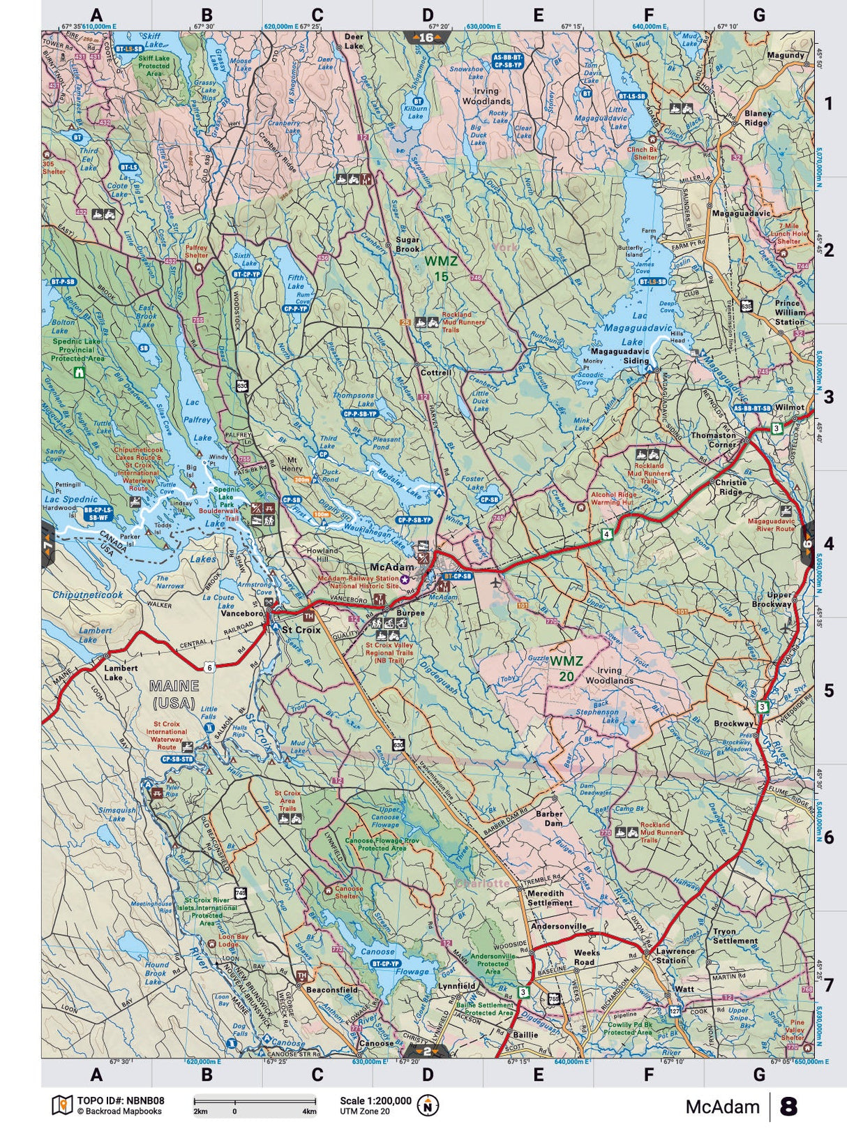 NBNB8 TOPO - McAdam - TOPO Map