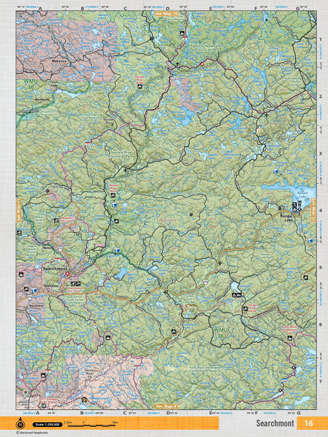 NEON16 TOPO - Searchmont - TOPO Map