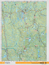 NEON31 Wall Map - Gowganda - 