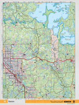 NEON55 Wall Map - Ramore - Backroad Maps