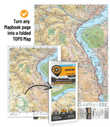 NEON64 TOPO Map - Departure Lake - Backroad Maps