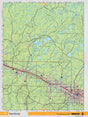 NEON75 Wall Map - Kapuskasing - 