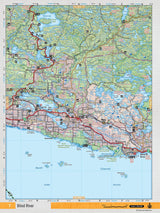 NEON7 Wall Map - Blind River - Backroad Maps