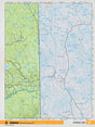 NEON80 Wall Map - Chabbie Lake - Backroad Maps