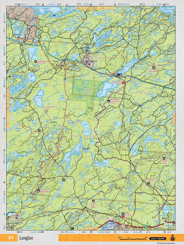 NEON81 TOPO - Longlac - TOPO Map