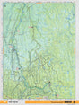 NEON89 Wall Map - Otter Rapids - Backroad Maps