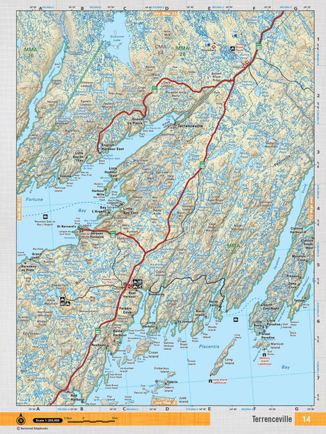 NFLD14 TOPO - Terrenceville - TOPO Map