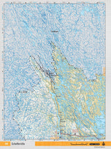 NFLD69 Wall Map - Schefferville - Backroad Maps