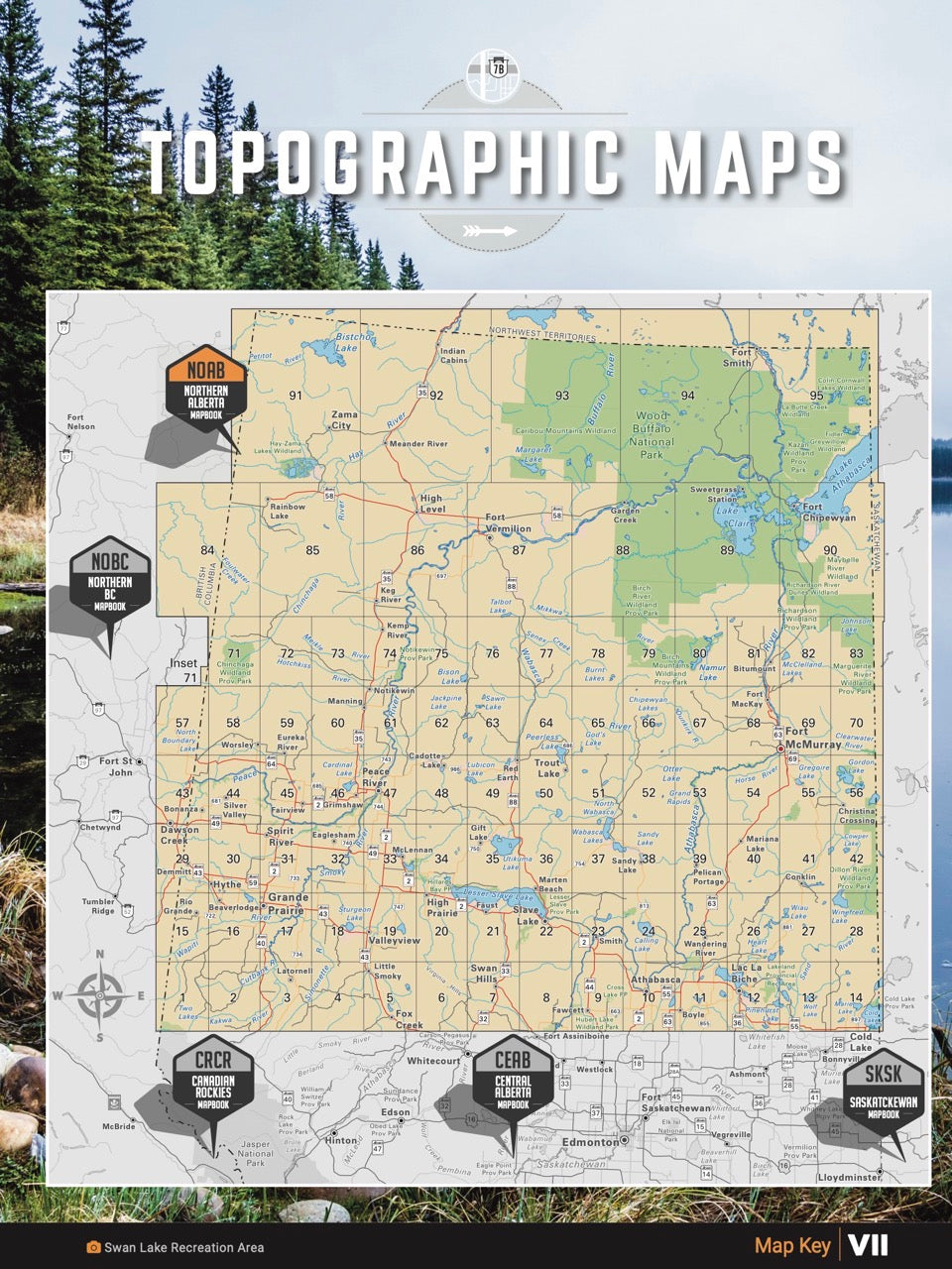 Alberta Backroad Mapbook Bundle
