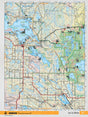 NOAB12 Wall Map - Lac La Biche - Backroad Maps