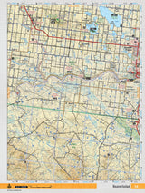 NOAB16 Wall Map - Beaverlodge - Backroad Maps