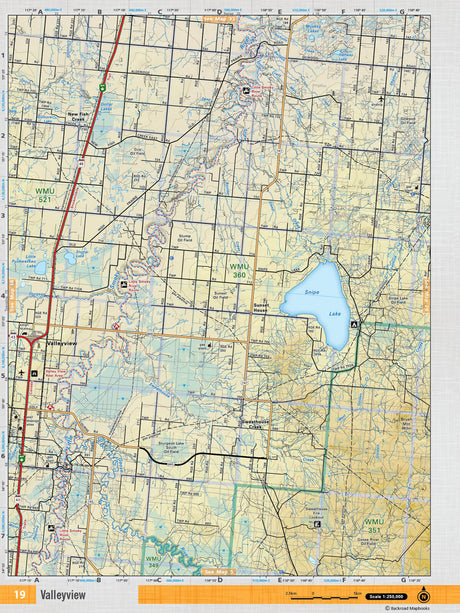 NOAB19 TOPO Map - Backroad Maps