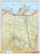 NOAB21 Wall Map - Faust - Backroad Maps