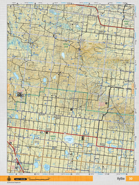 NOAB30 TOPO Map - Hythe - Backroad Maps