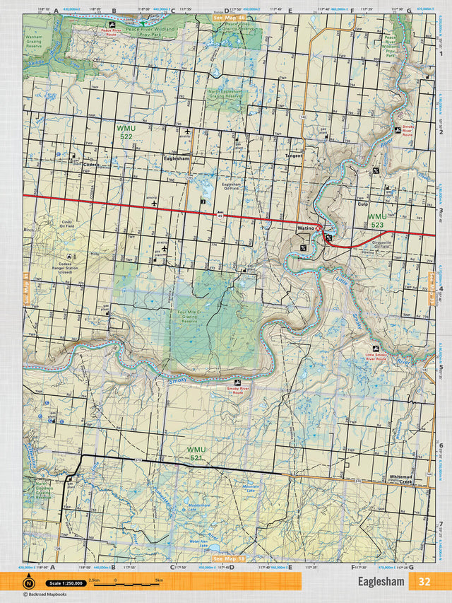 NOAB32 Wall Map - Eaglesham - 