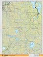 NOAB50 Wall Map - Trout Lake - Backroad Maps