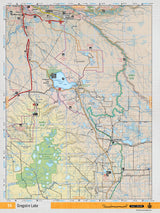 NOAB55 Wall Map - Gregoire Lake - Backroad Maps